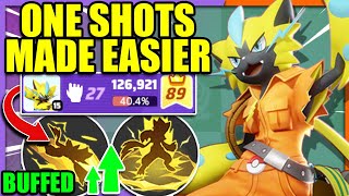 27 KO's with this BUFFED ZERAORA BUILD | Pokemon Unite