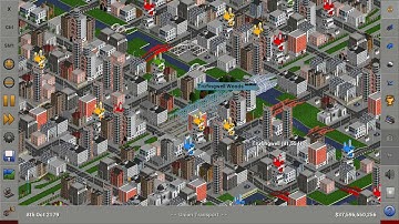 Openttd 32bpp Zbase graphics play on 2048×2048 large map || Maglev trains