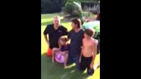 Clay Cavender and Steve Goetz ALS Ice Bucket Chall...