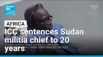 Thumbnail for ICC sentences Sudan militia chief to 20 years for 2003–2004 Darfur war crimes • FRANCE 24