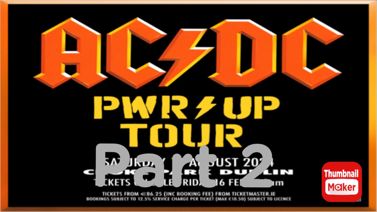 AC/DC Live At Croke Park Stadium Part 2 (Read Description) - YouTube