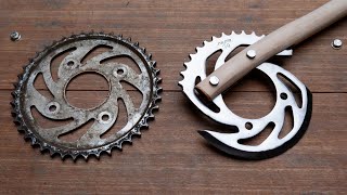 How to Make an Axe from a Motorcycle Sprocket