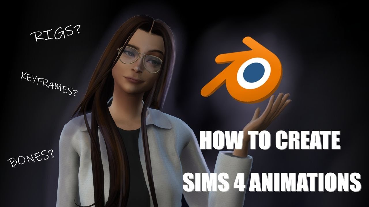 This is how I create custom animations for The Sims 4 in Blender | Full ...