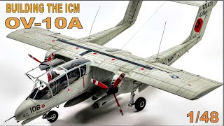 ICM OV-10A Bronco 1/48 Scale Model Aircraft Build 4K Re-mastered Video