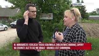 M. Morawiecki: koalicja Tuska usiłowała zablokować budowę zapory na granicy, ale to się nie udało
