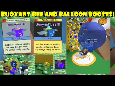 Buoyant Bee 🐝 And Balloon Boosts 🎈!  Bee Swarm Simulator