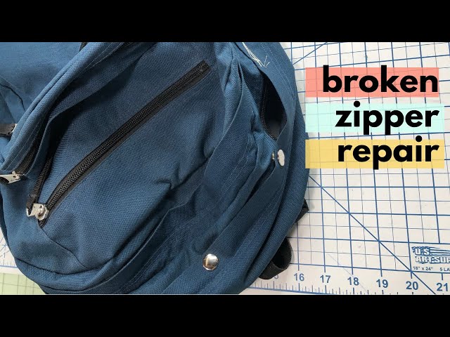 Learning How to Fix a Broken Zipper Saved My Plastic Backpack - My  Plastic-free Life