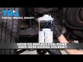 How to Replace Fuel Pump 2009-20 Dodge Journey