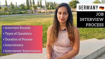 Job Interview Process in Germany 🇩🇪 | Rounds, Time, People