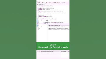Curso de Servicios Web Con Java (Tráiler) #springboot #desarrollodesoftware