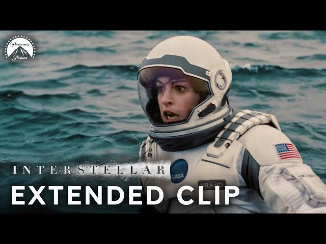 Interstellar | “Tidal Wave Full Scene (Anne Hathaway, Matthew McConaughey) | Paramount Movies class=
