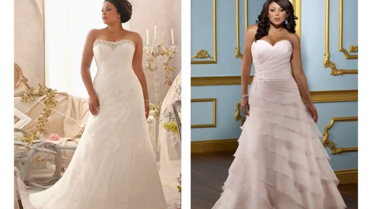 Corset Wedding Dresses Plus Size Youtube