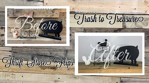 Trash to Treasure Thrift Store Flips to Resell ||Farmhouse Decor || Sunday Funday