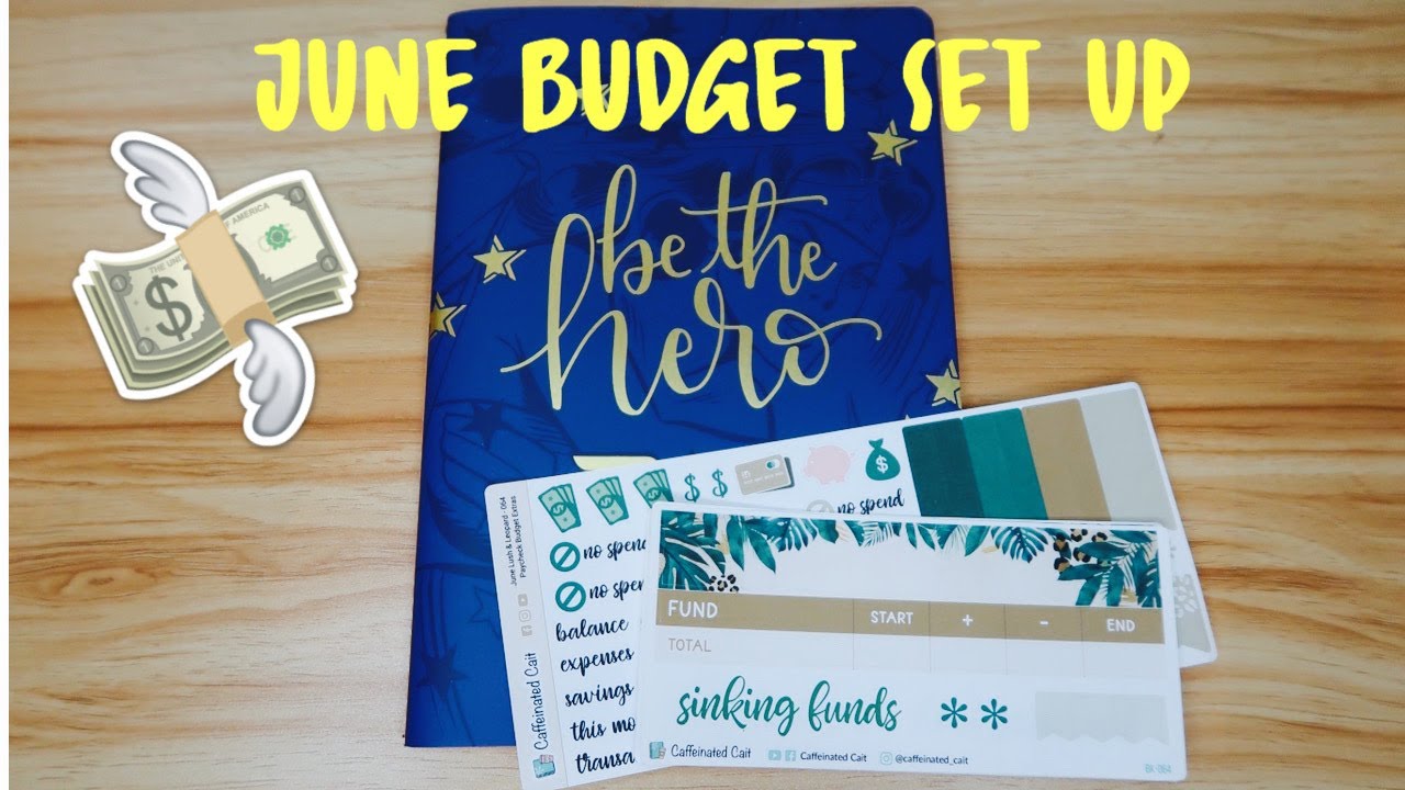 JUNE BUDGET SET UP 2020 | ERIN CONDREN PETITE PLANNER - YouTube