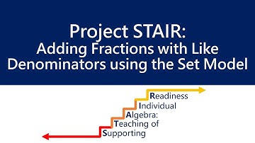 Adding Fractions using Manipulatives - Part 3