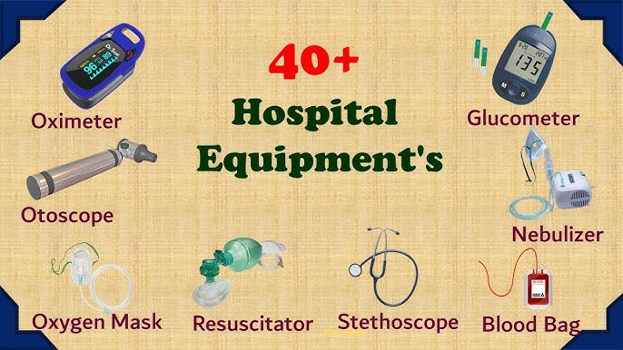 Medical Equipment names in English, Learn Medical Vocabulary