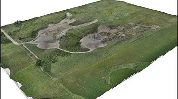 Arc Scene - Volume Cut and Fill - UAV Aerial Survey