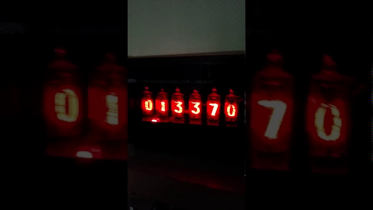 Nixie Frequency Counter Built In 1975