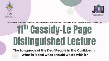 11th Cassidy-Le Page Distinguished Lecture - Dr Keren Cumberbatch
