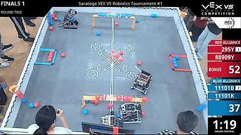 VEX Push Back - CA Final @Saratoga. #pushback @vexrobotics