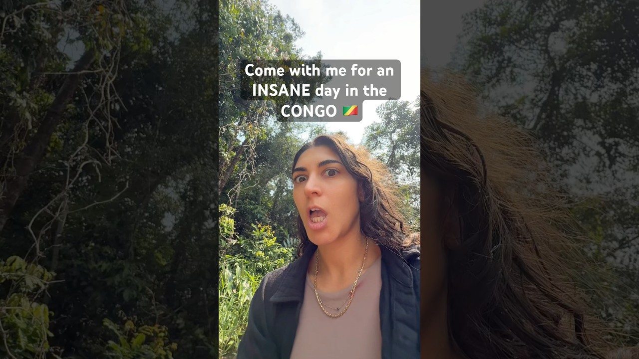 Gorillas, jungle trekking at night, & a breakdown 🤦🏽‍♀️ #congo #travels #africa