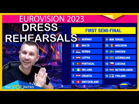 The Night before Dress Rehearsals - Eurovision 2023 Semi-Fiinal 1 Discussionion & Predictiotions