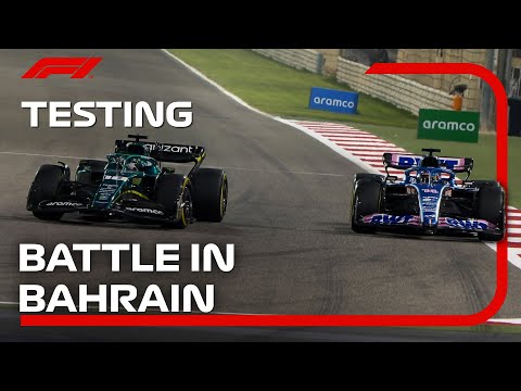 Lance Stroll vs. Fernando Alonso's On-Track F1 Battle! | 2022 Bahrain Testing