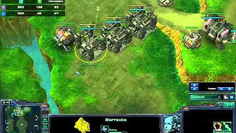 PZSniXSniPe Advanced Terran Build Order #1: 4-Rax on Shattered Temple