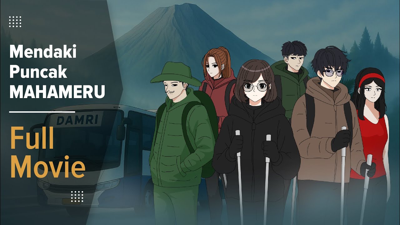 Mendaki Puncak MAHAMERU Full | Animasi sekolah