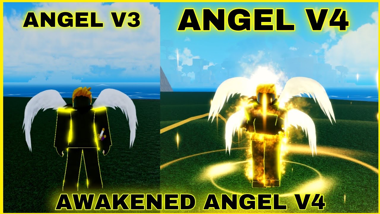 Angel Race V4 Is Insanely OVERPOWERED (Roblox Bloxfruit) 
