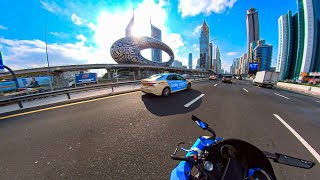 Driving on Sheikh Zayed Road in Dubai!