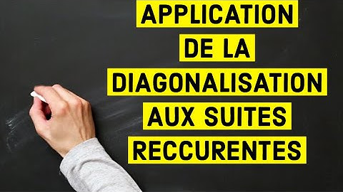 Application de la diagonalisation à l’étude des suites réccurentes