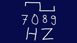 7089 hz square