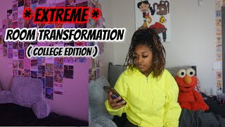 EXTREME BEDROOM MAKEOVER + ROOM TOUR *college move in apartment edition* PVAMU (hbcu)