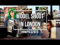 Model shoot in London