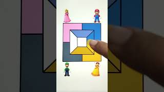 Mario Luigi & Princesses Color Mixing Satisfying✨