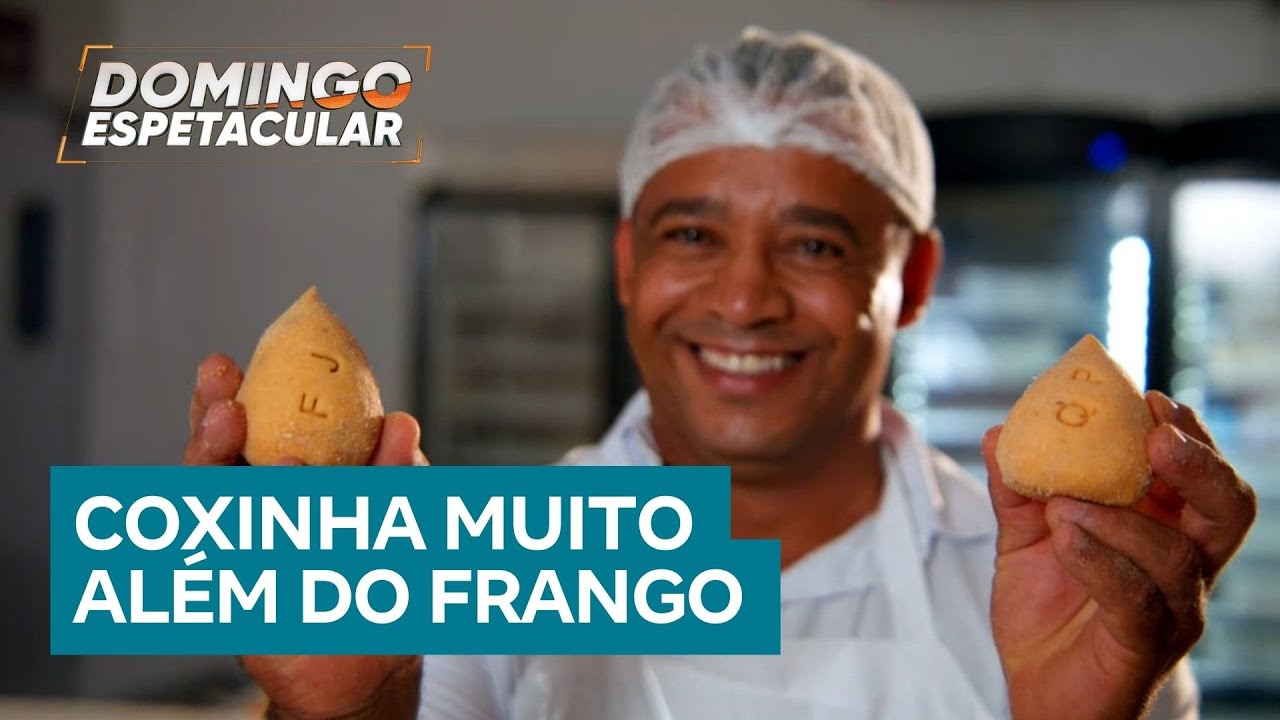 Pitada de Brasil: Coxinha ganha recheios inusitados e tamanhos exorbitantes
