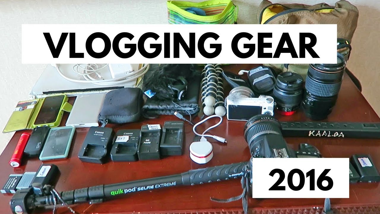 TRAVEL VLOGGING GEAR BEST TRAVEL CAMERA GEAR + SETUP for Travel Vlog