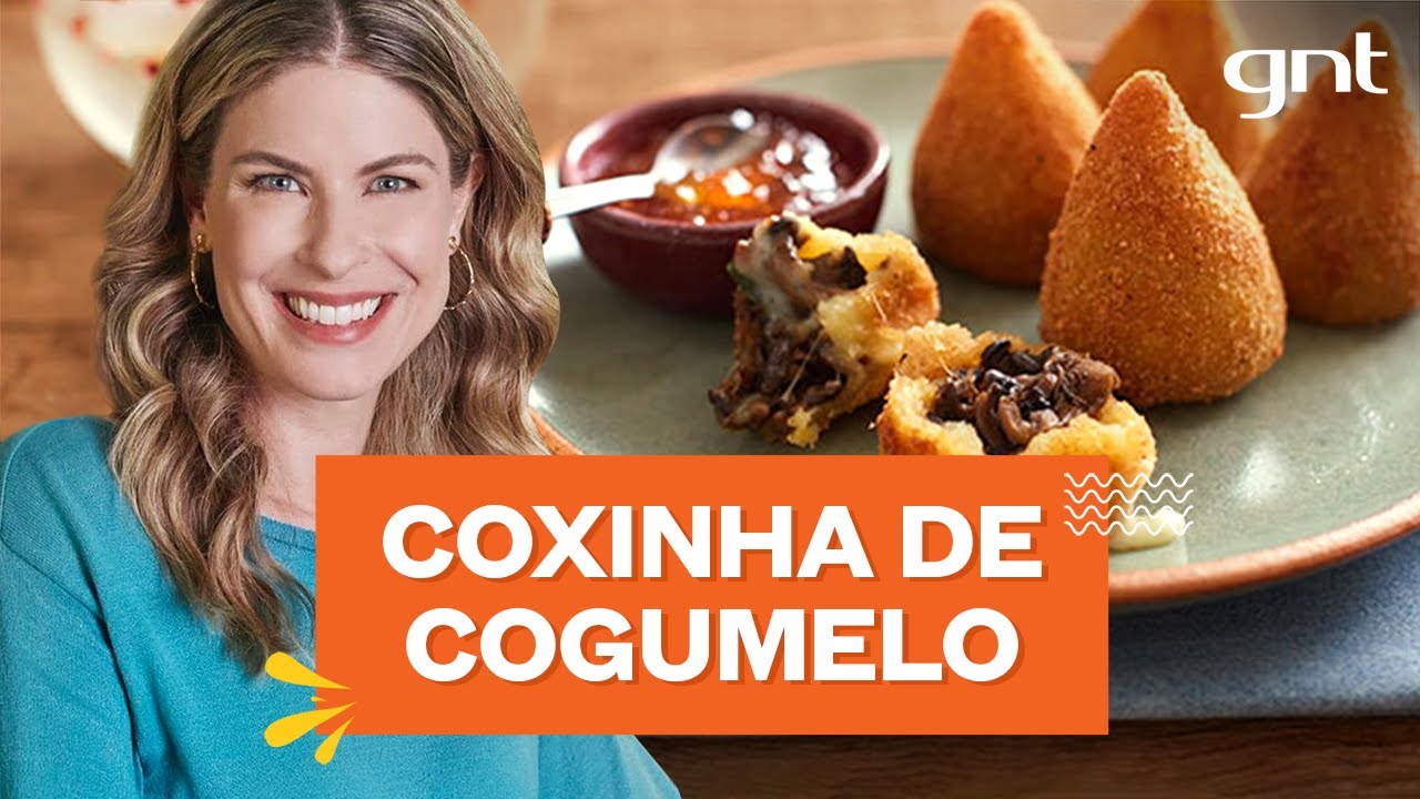 Coxinha vegetariana com recheio de cogumelos e massa de mandioca | Rita Lobo | Cozinha Prática