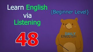 Learn English via Listening Beginner Level | Lesson 48 | The Kitchen