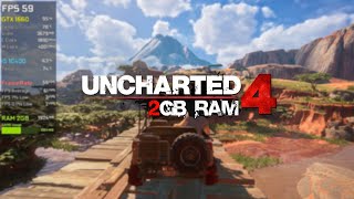 Uncharted 4 PC FRACO 4gb de RAM Intel Celeron Sem Placa de Vídeo Intel HD  Graphics Teste 4 e 8gb 