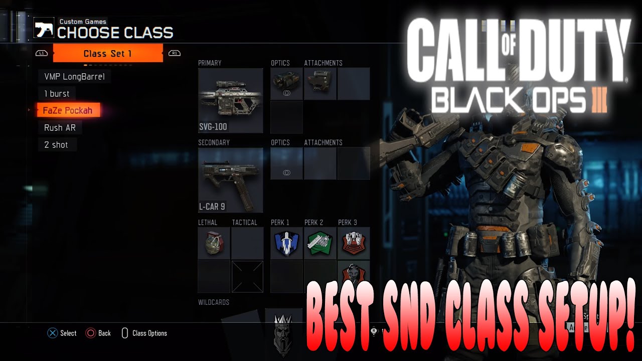 Call Of Duty Black Ops 3 Best GB/UMG Class Setup!