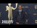 Will Smith SAG Awards Full Speech Backstage