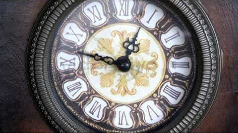 Stock Footage - Antique Clock Close-up (Time Lapse) | VideoHive