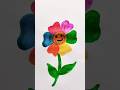 Colorful Flower #flowers #painting #acrylicpainting #shorts #shortsvideo #colours #trending #draw