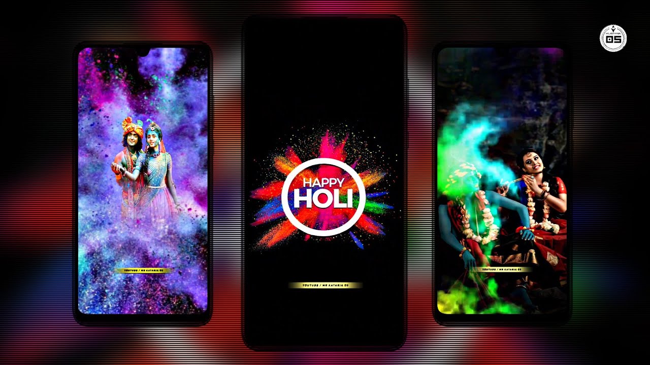 ⚡New Style Radha Krishna Holi 4k Status Video| 3D Holi status| Holi 2023 Status| 