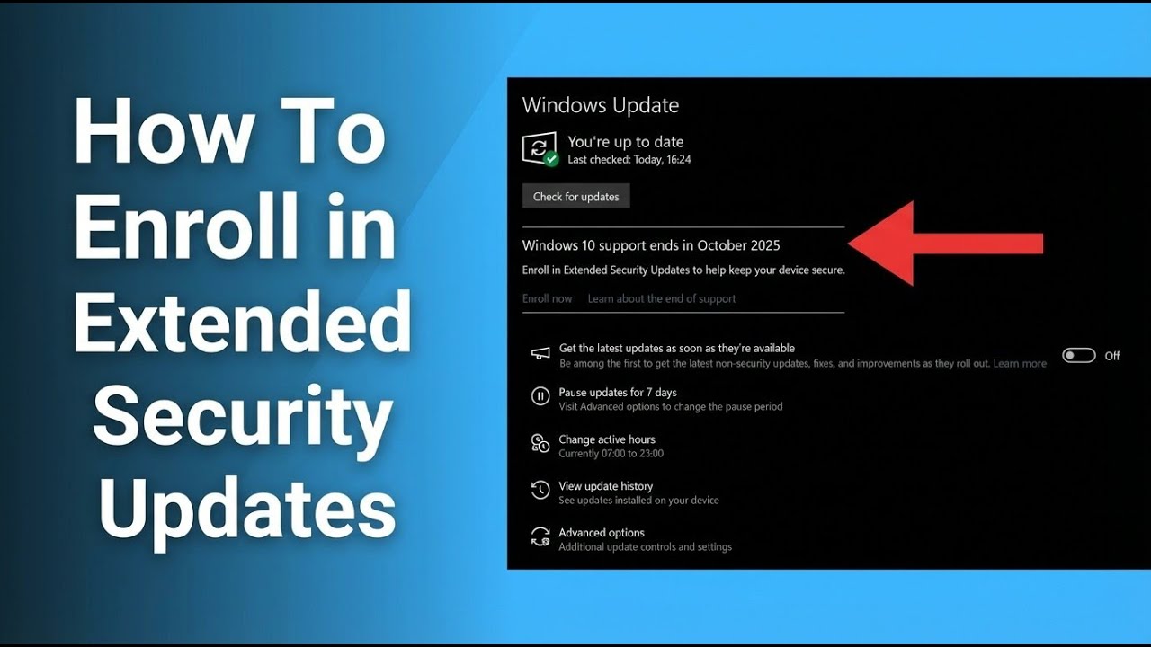 Using Windows 10? How to ENROLL in Extended Security Updates | Harjas ...