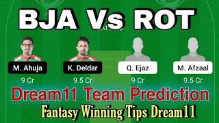 BJA Vs ROT Cricket League T10 Match Prediction | Fantasy Winnng Tips Dream11 Grand League Prime Team screenshot 5