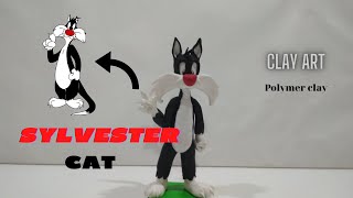 Polymer clay Sylvester Looney Tunes | Sylvester Cat | Clay art - Vicky25Crafts screenshot 4