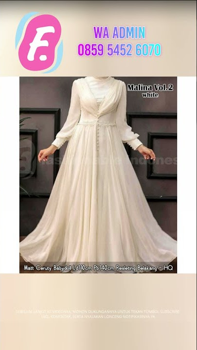 S217 Baju Gamis Dress Malina maxy